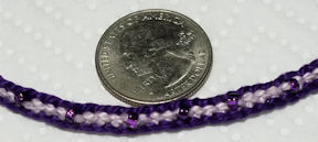 Kumihimo Bracelet Detail